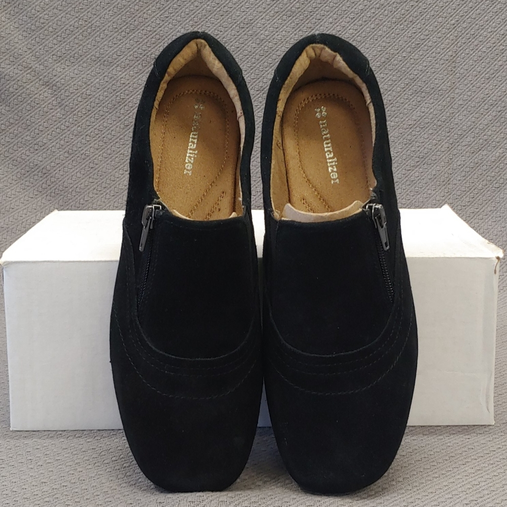 Naturalizer Felisha zip up slip on Black 9-W - Picture 4 of 12